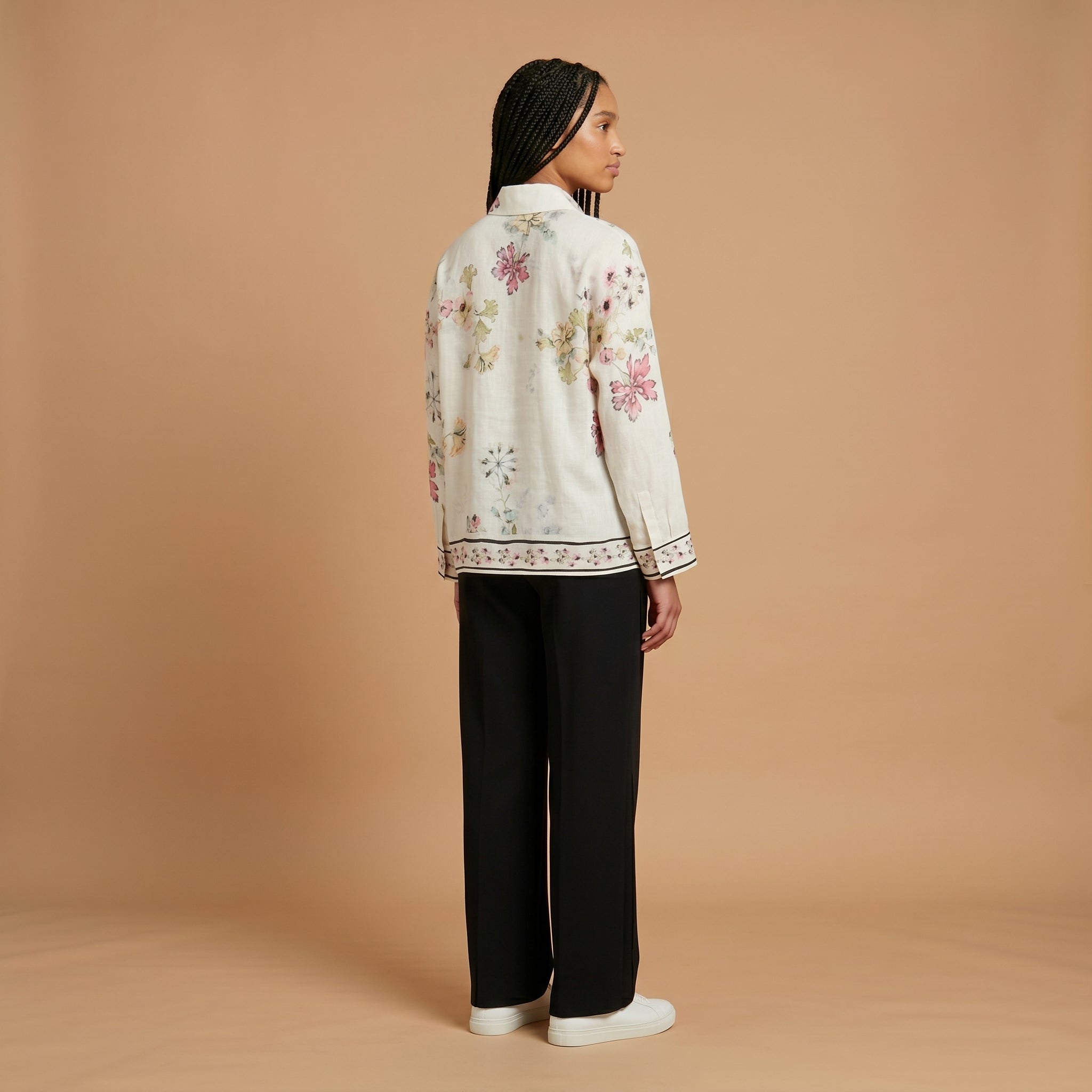 Petal Frame – Floral Shirt