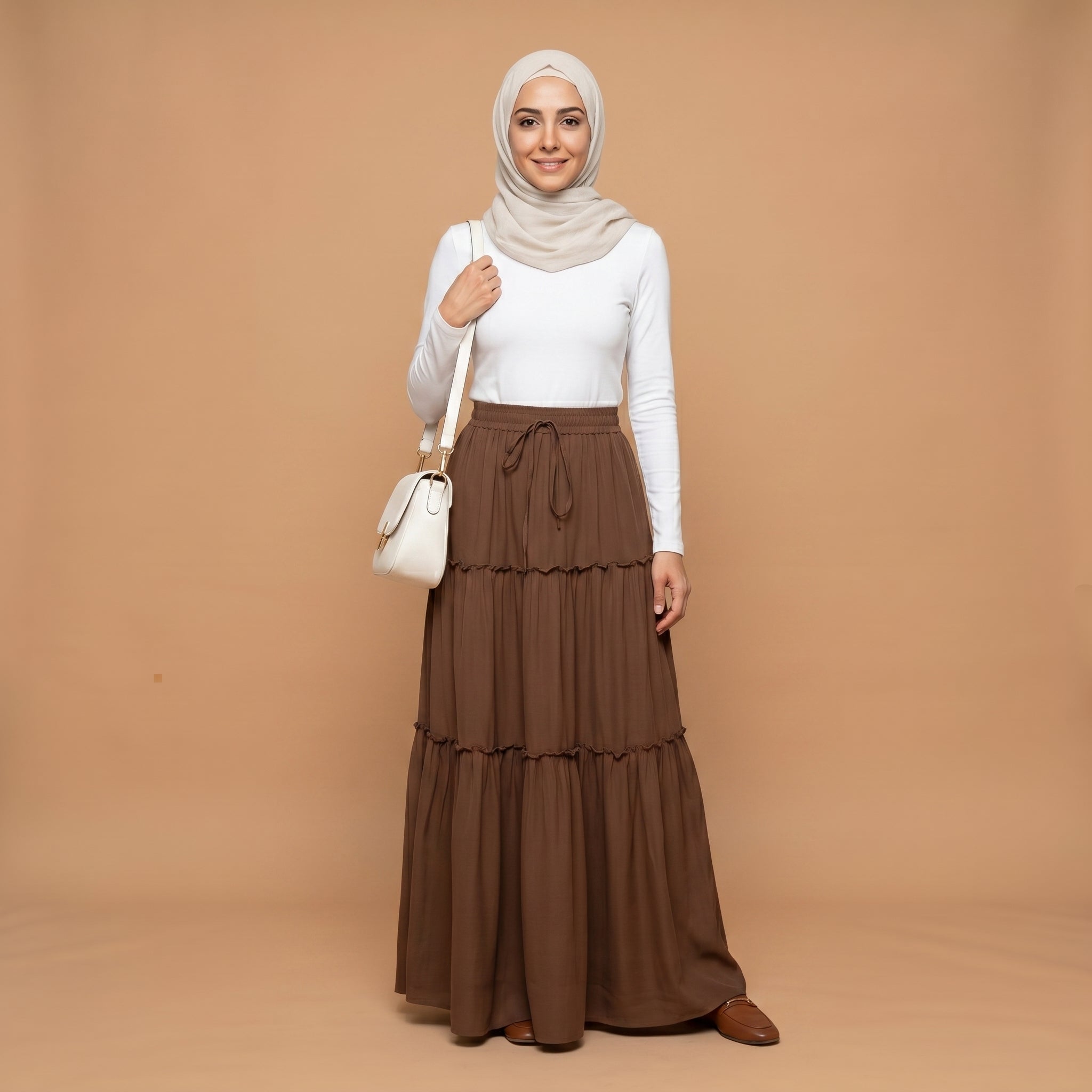 Desert Tier – Tiered Maxi Skirt