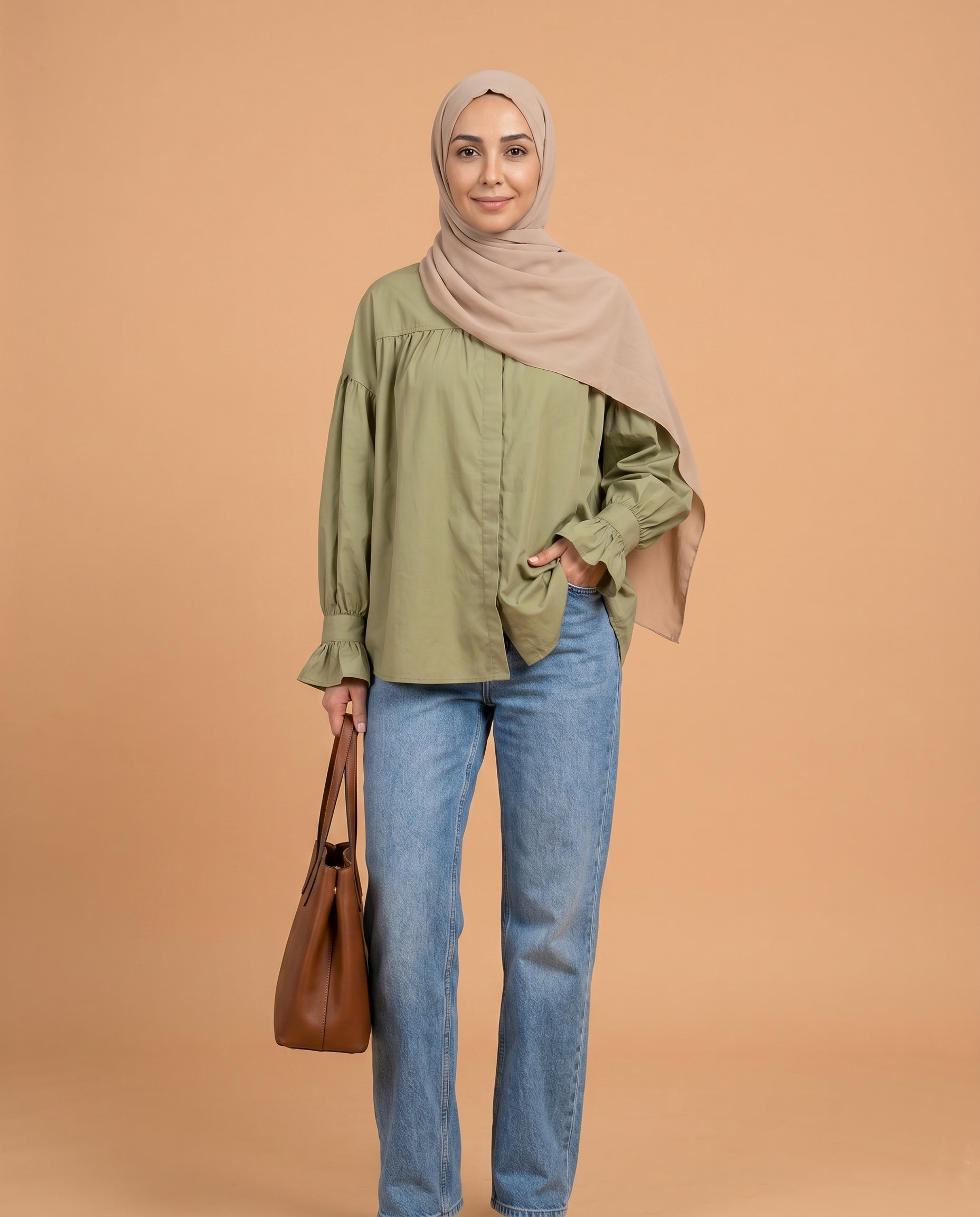 Soft Volume – Oversized Blouse