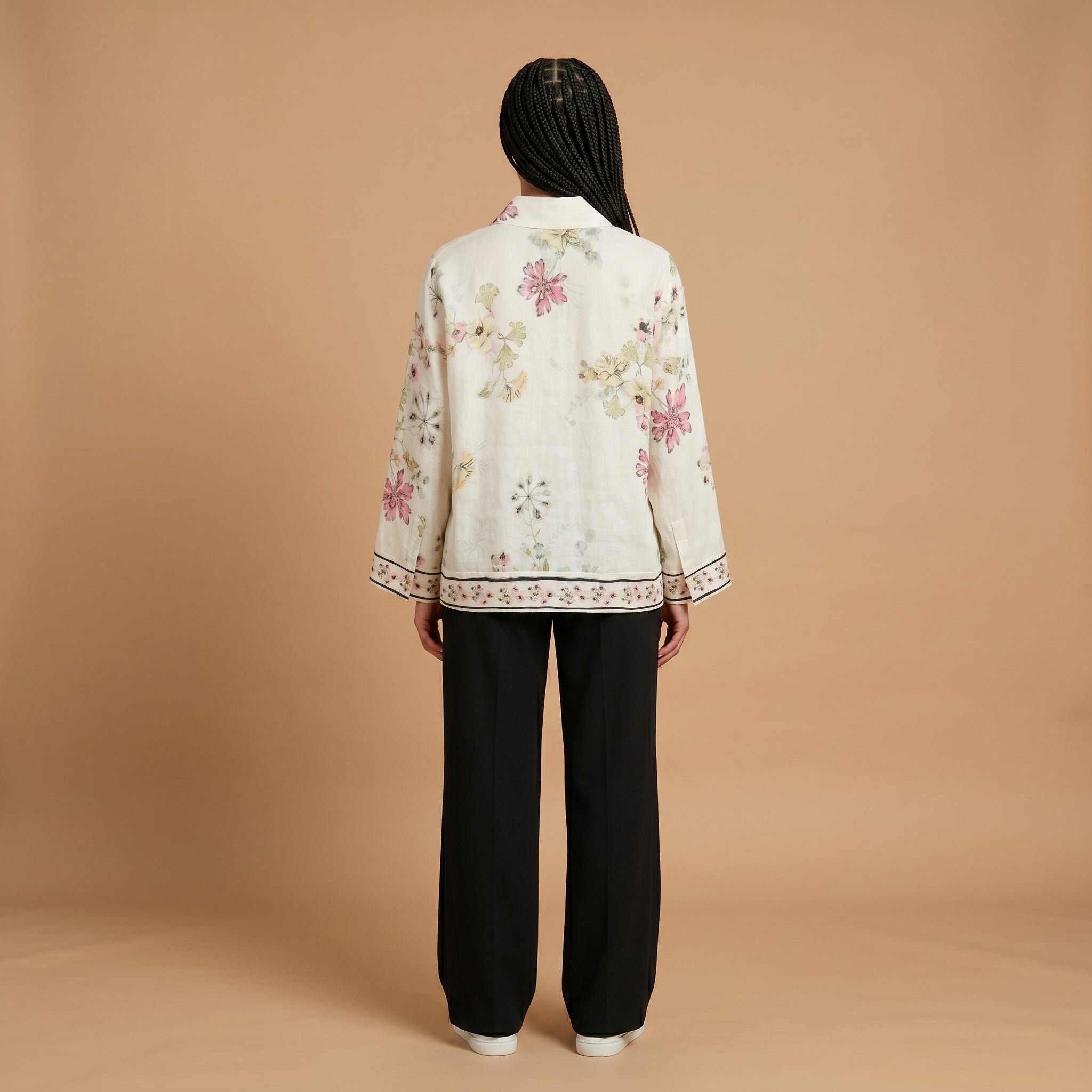Petal Frame – Floral Shirt