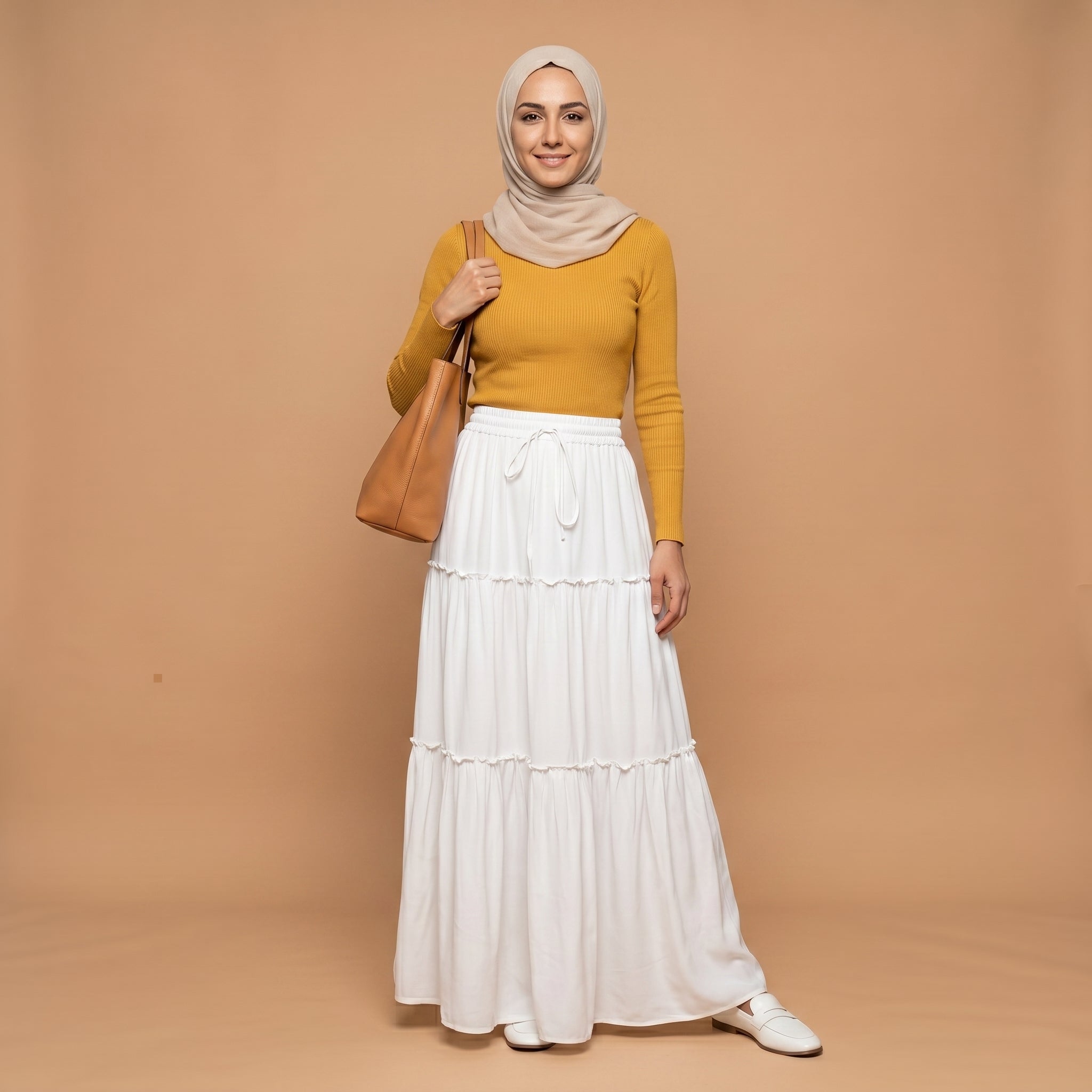 Desert Tier – Tiered Maxi Skirt