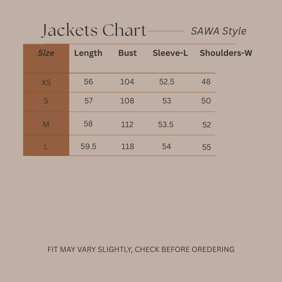 Size Guide for Raw Attitude - Bomber Jacket