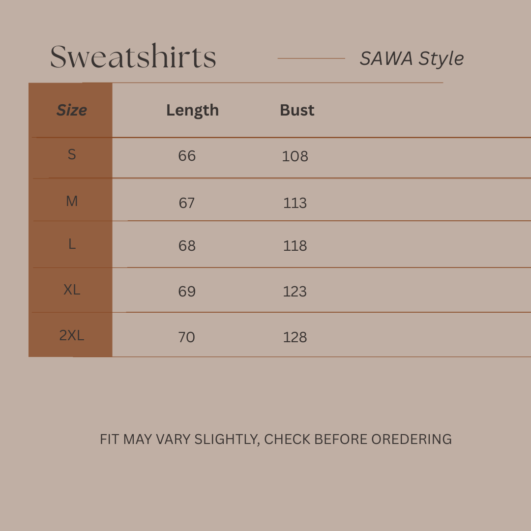 Size Guide for Urban Layer - Henley Hoodie