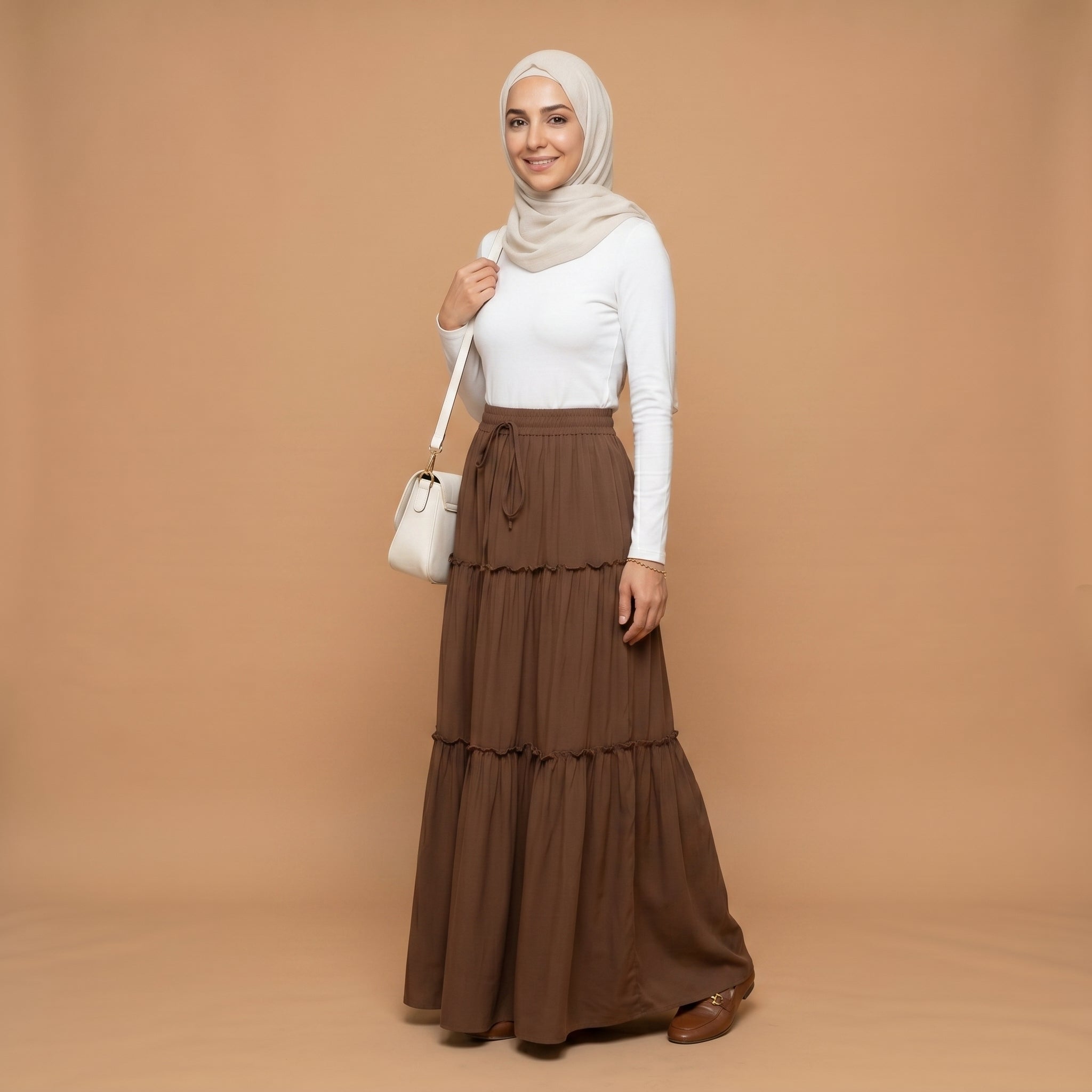 Desert Tier – Tiered Maxi Skirt